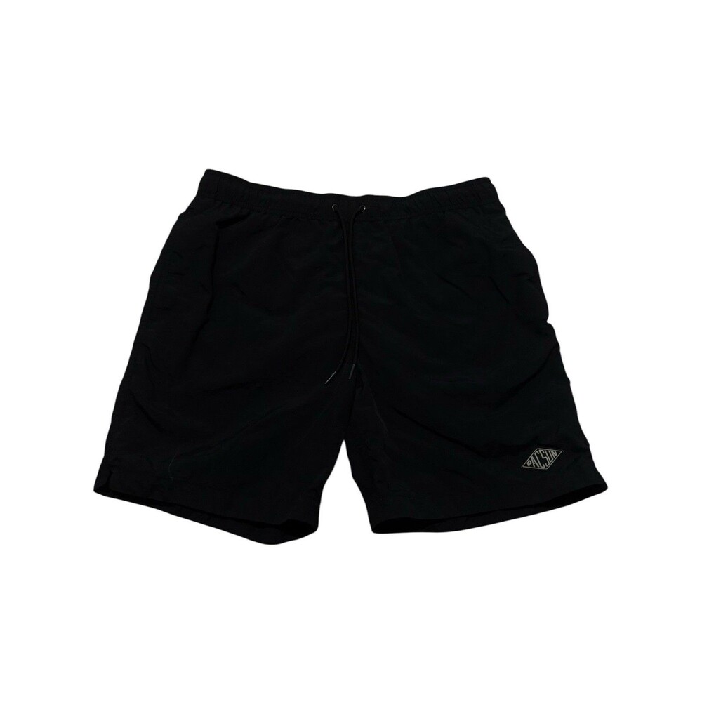 PacSun Men's Drawstring Black Swim Shorts Size Medium